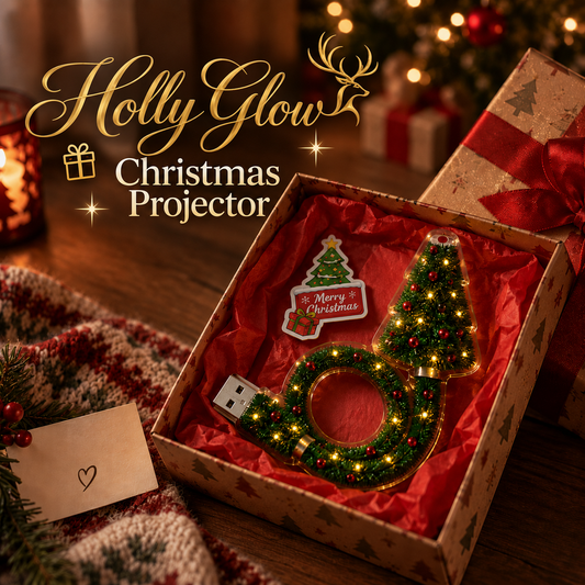 HollyGlow™ Christmas Projector